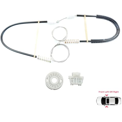 BWR251 Réparation Régulateur Lève-Vitre Électrique Porte Avant Gauche ou Droite pour Renault Clio MK2 BB/CB 1998-2012 4/5 Portes 7700842240