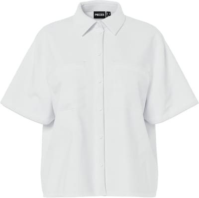 PIECES - PCMELIA SS SHIRT WVN NOOS BC - Meisjes - Blouses