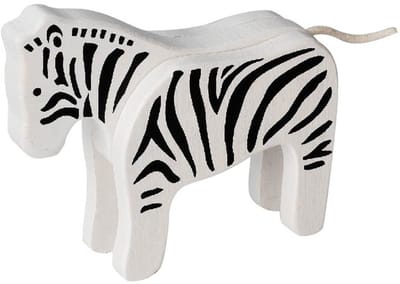 EverEarth Bamboo Zebra - Houten Zebra - Default - Bamboe - Educatief speelgoed - FSC-gecertificeerd
