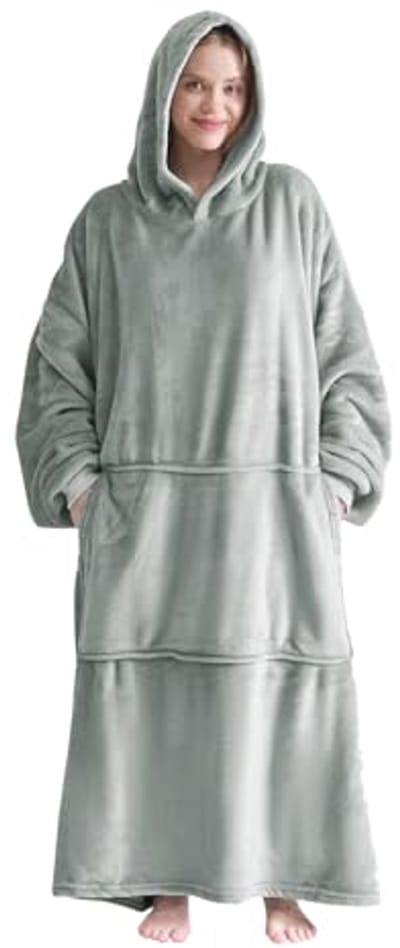 Dames Draagbare Oversized Hoodie Deken
