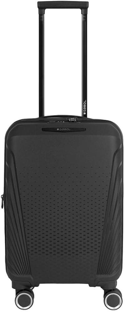 Gabol Soho Handbagage Spinner 55 cm - Uitbreidbaar 35 /40 liter - 55x35x21/24 cm - zwart