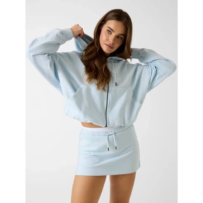 Guess Jeans Bubble Hoodie Blauw S Vrouw