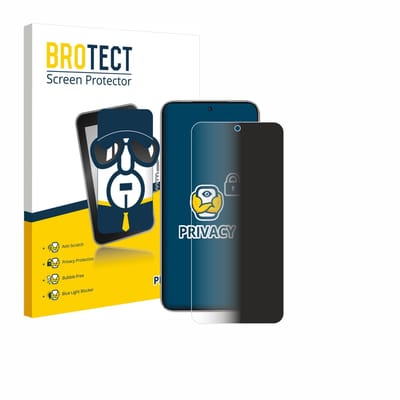 BROTECT - privacy screenprotector voor Honor X70i - Folie Beschermfolie Blauwlichtfilter