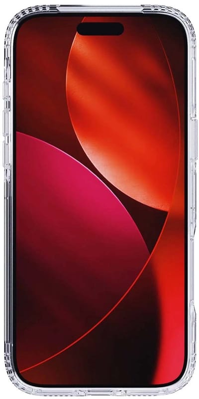 Tech21, Hoesje geschikt voor iPhone 17 Pro Max - EvoSparkle Series MagSafe Compatibel & Lunaire Effect, Transparant