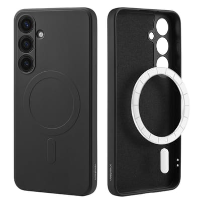 imoshion Hoesje - Geschikt voor Samsung Galaxy S24 Plus - Color Backcover met Magnetische Ring - Zwart