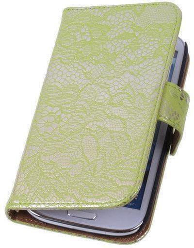 Lace Groen Samsung Galaxy S4 Book/Wallet Case/Cover Hoesje