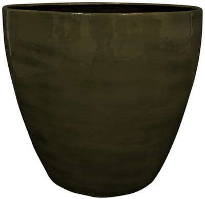 Ter Steege Bloempot Metaal Groen-Mos Groen D 39 cm H 34 cm
