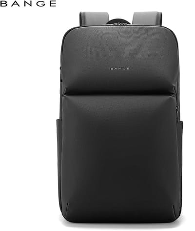 CarryQuest® - BANGE Laptop Rugzak 15.6 inch - Zakelijke Business Backpack 27L - Waterafstotende Rugtas met Laptopvak, Anti-Diefstal Vak, Trolleyband & Organizer - Zwart
