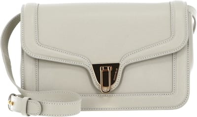 COCCINELLE Leren Schoudertas Marvin Twist Textured Handbag Gelso Beige