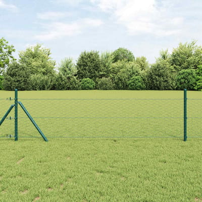 vidaXL - Hexagon - Hek - 0,4 - x - 10 - m - PVC - Groen