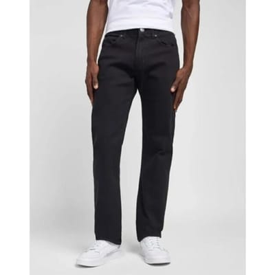 Lee Heren Jeans Broeken STRAIGHT FIT MVP regular/straight Fit Zwart 31W / 34L Volwassenen