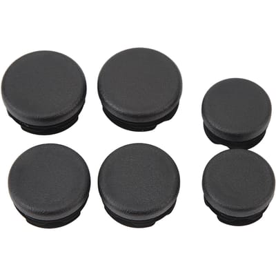 6 Pièces Bouchons Cache-Trous de Cadre Noir Résistant à la Poussière Étanche Robuste Fiable Bouchon de Trou de Cadre de Moto pour CB125R CB150R black