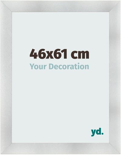 Your Decoration - Fotolijst 46x61 cm - MDF - Aluminium Geborsteld - Pisa