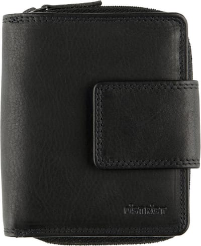 DSTRCT - Wax Lane - Dames portemonnee RFID Rits - Black