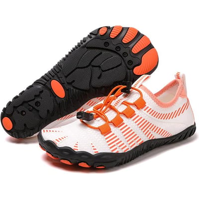 Sneldrogende Waterschoenen Ademende Aquatische Sportschoen Strand Zwemschoen Outdoor Casual Wandelschoen Vijfvinger Sportschoen Antislip 46 black
