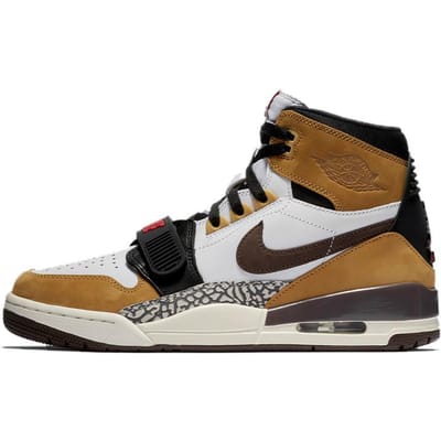 Air Jordan Legacy 312 Rookie of the Year Heren Sneakers Bruin Wit Barok-Bruin-Tarwe-Varsity-Rood AV3922-102 41 black