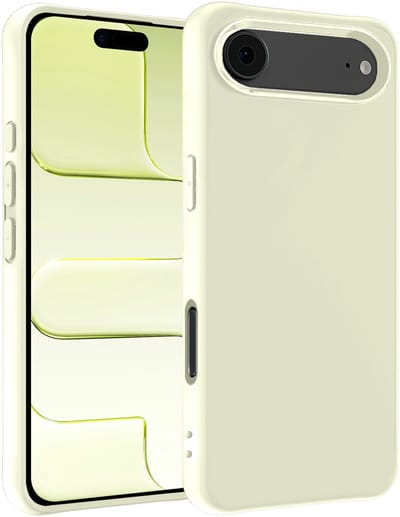 Hoesje - Geschikt voor Apple iPhone Air - Sterk & Shockproof - Hoes Cover - Siliconen Case - Telefoonhoesjes - Wit