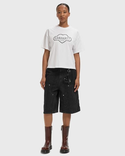 WMNS S/S Cloud Heart Tee