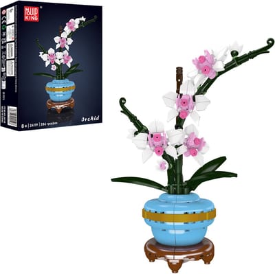 Mould King 24119 - Orchidee - Bouwset - 386 Stukken