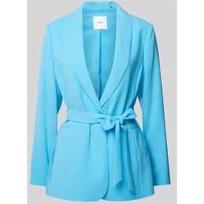 Blazer met strikceintuur