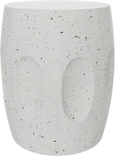 Bijzettafel Opulence - Betonnen Bijzettafel - Voor Tuin, Balkon of Woonkamer - Decoratief Accent met Faux Terrazzo - Lichtgewicht en Uniek Design