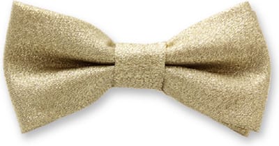 E.L. Cravatte Kinderstrik - Kinder Vlinderdas - Goud glitter