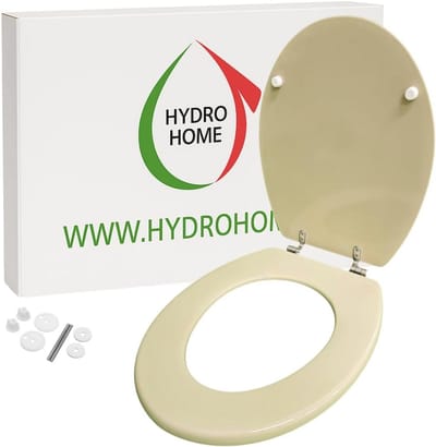 Toiletbril - Zitting Deksel - Badkamer Upgrade - Universele Pasvorm - 465 cm - Champagne