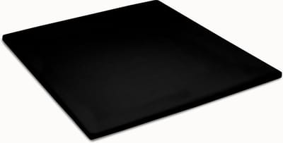 Cinderella - Topper hoeslaken - tot 12 cm matrashoogte - Jersey - 80/90x200/210 cm - Zwart