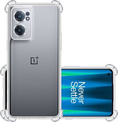 Hoesje - Geschikt voor OnePlus Nord CE 2 - Sterk & Shockproof - Siliconen Case - Back Cover - Telefoon Hoes Shock Proof - Transparant