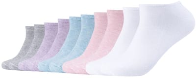 s.Oliver, Sneakersokken in een 10-pack, damessokken, damessneakersokken, herensneakersokken, herensokken, unisex-sokken, sneakersokken voor volwassenen, katoenen sokken, multipack sokken, meervoudige verpakking