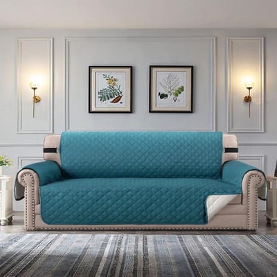 Waterdichte bankhoes geruite stof antislip hond kinderbankmathoezen luxe woonkamerbanken hoezen 1 Seat(53cm)