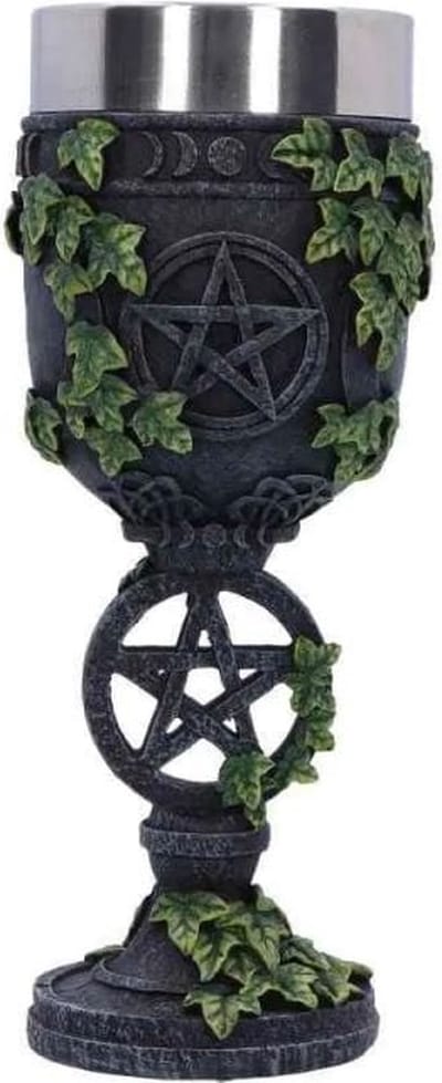 Nemesis Now Aged Pentagram Goblet Kelk standaard - Kunststof - Gothic