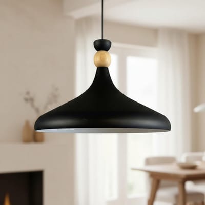 Bamyum Champion Hanglamp Industrieel Metaal Ø35 cm, Vintage Hanglamp, E27 Pendellamp