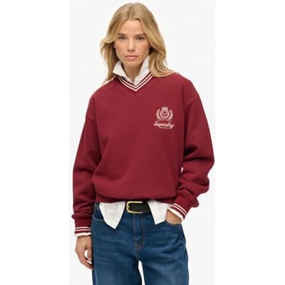 V-hals sweatshirt voor dames Superdry Country Club