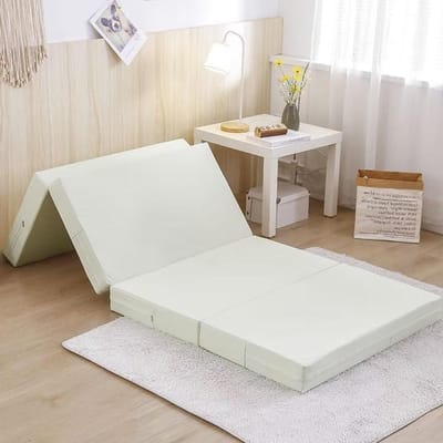 Opvouwbaar Gastenbed - Klapbed - Overnachten - Ruimtebesparend - 90 x 200 cm - Wit