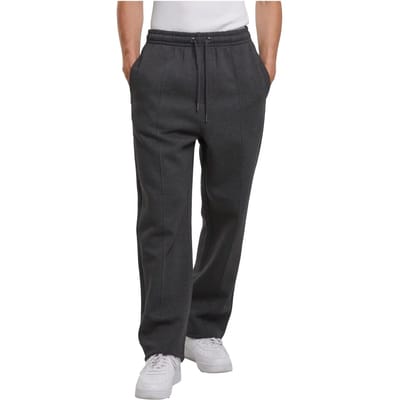 Urban Classics - Fluffy Pintuck Heren joggingbroek - S - Grijs