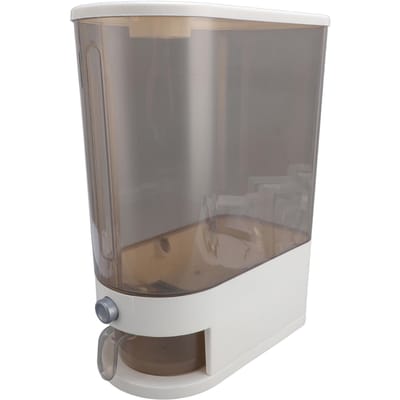 Rijstdispenser met Kop 10KG PP Verzegelde Opslagcontainer voor Droogvoeding Graancontainer Bak voor Voorraadkast Keuken