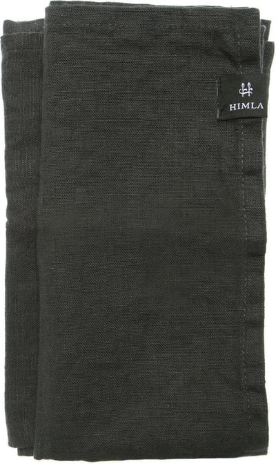 Himla Sunshine Linnen servet - 4 stuks – Kohl