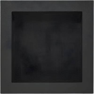 Douchenis - Wandnis - Inbouwnissen- Voor Badkamer & Douche - Zwart - 1 vak - 41x41cm