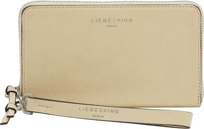 LIEBESKIND BERLIN Leren Portemonnee Annie 3 Vivian Purse Vintage Linen Beige