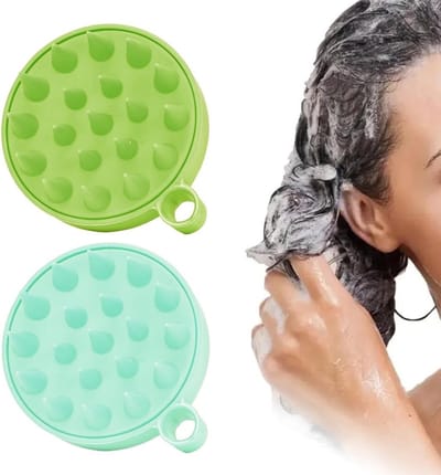 Scalp massage borstel set voor haargroei, verbeterde bloedcirculatie en hoofdhuidverzorging
