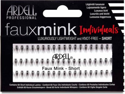 Set van nepwimpers Ardell Faux Mink Short Individueel 60 Onderdelen