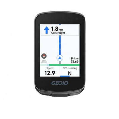 Rolu Fietsnavigatie – Fiets GPS – Fietscomputer – 2.8 Inch – ANT+ - Wi-Fi – Bluetooth – Strava - 25 Uur Batterijduur – IPX7 - Draadloos