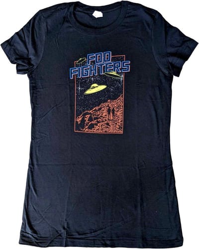 Foo Fighters - UFOS 2015 European Tour Dames T-shirt - M - Zwart