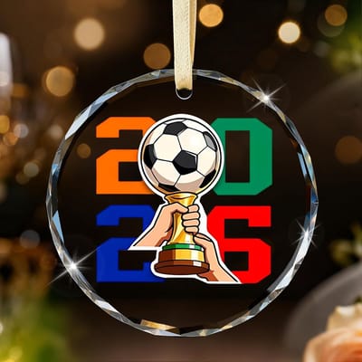 Dailygoods - 2026 Wereldvoetbaltoernooi Ornament als Souvenir voor Voetbalfans