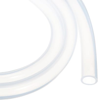 Dailygoods- Siliconen Slang 2 m - Flexibele Slang - 12 mm ID/16 mm OD - Hoge Temperatuur - Voor Irrigatie/Brouwen - Transparant kunststof - Afvoerslang