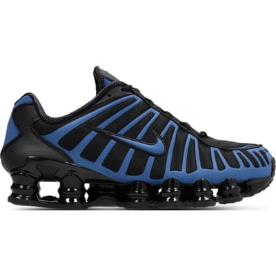 Nike Shox Sneakers Heren - Zwart - Maat 45 - Synthetisch, Textil