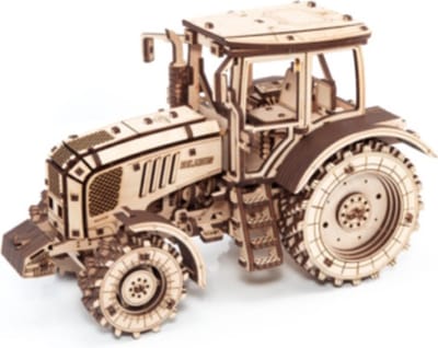Eco Wood Art Modelbouwpakket Tractor Belarus 2022 - 3D Puzzel - Miniatuur Bouwpakket Volwassenen - DIY - Knutselen - Hout