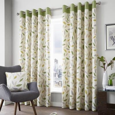 Katoenen Kussen - Decoratief Kussen - Woonkamer Decoratie - Bloemenprint - 168 x 229 cm - Groen