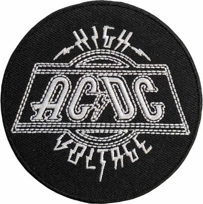 AC/DC - High Voltage Patch - Zwart
